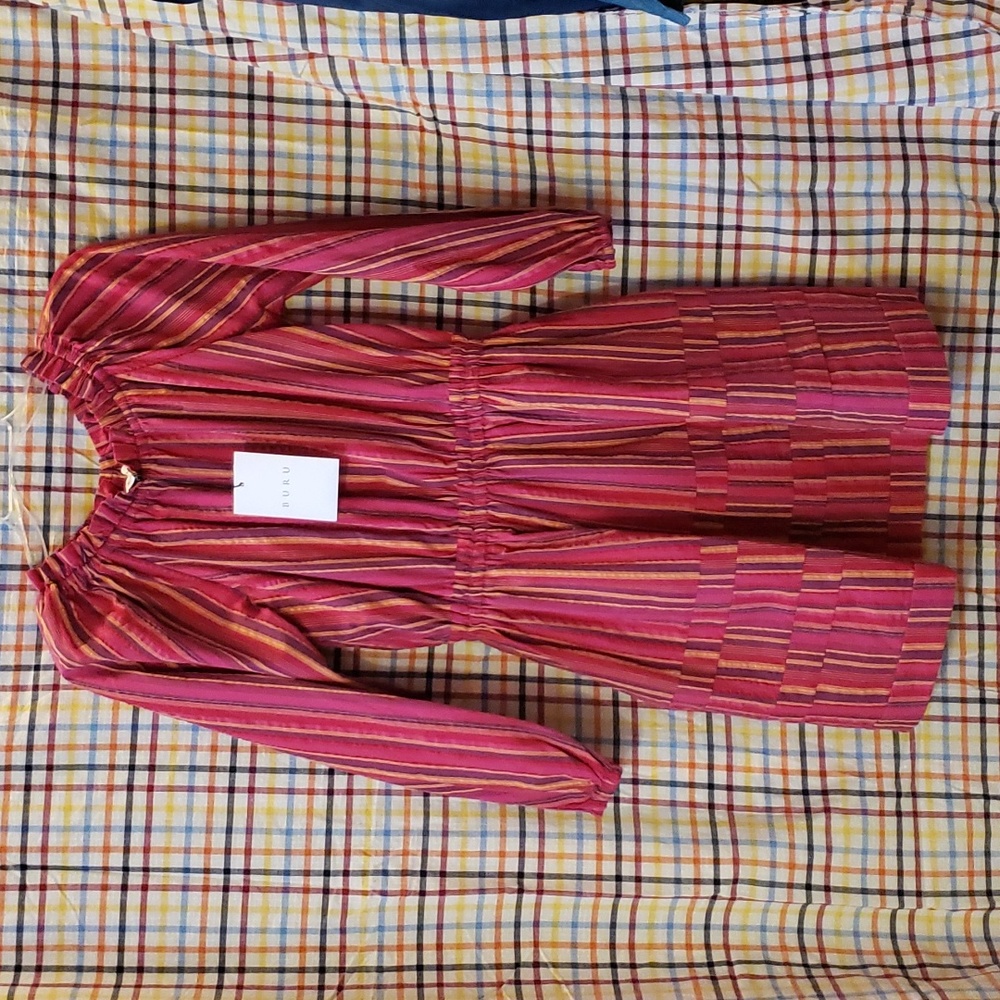 BURU Stripe Mini Dress Sz: M